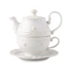 Juliska Berry & Thread Whitewash Tea For One Tea Pot -Selected Home Goods Store ja132 w
