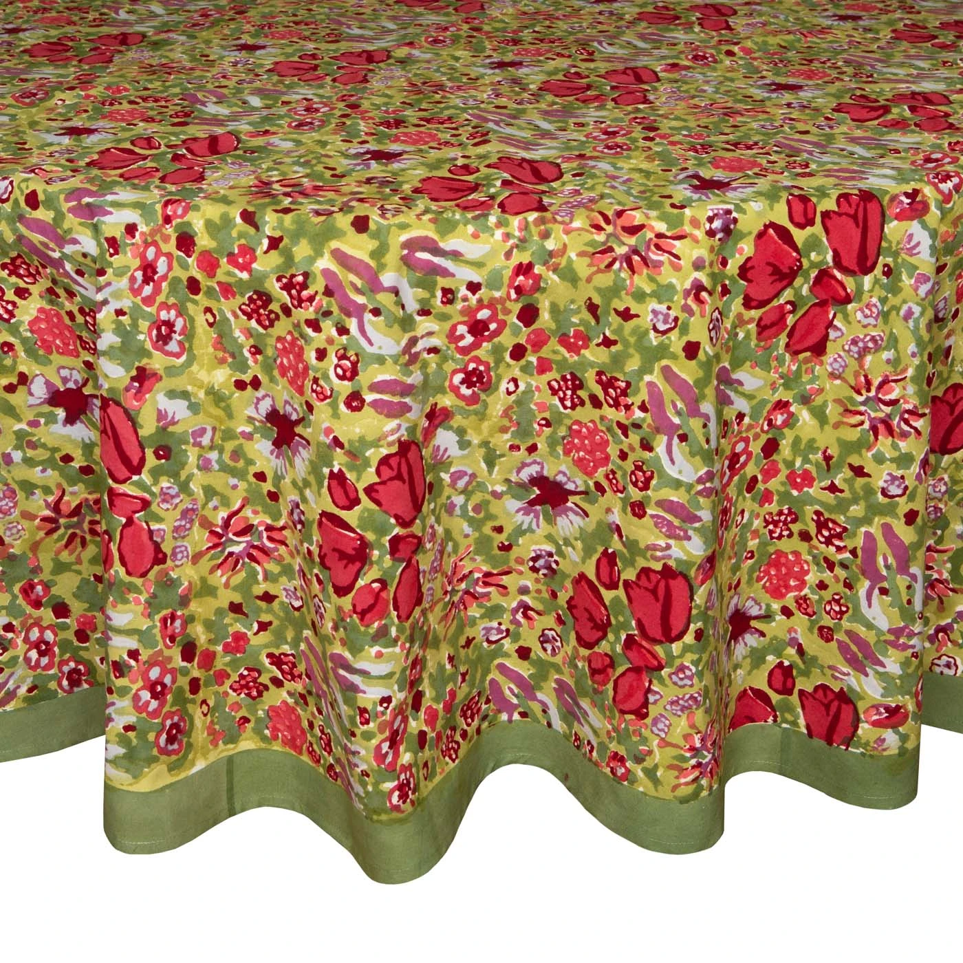 Jardin Red & Green Tablecloth 3 Jardin Red & Green Tablecloth