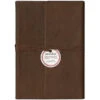 Leather Journalino Brown, Slim