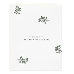 Happy Birthday Eucalyptus Card