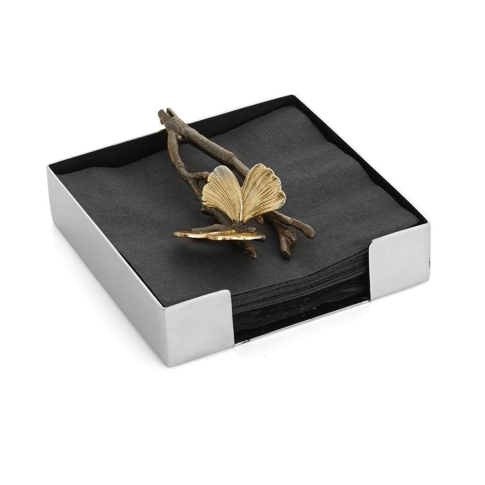 Michael Aram Butterfly Ginkgo Cocktail Napkin Holder 3 Michael Aram Butterfly Ginkgo Cocktail Napkin Holder