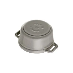 Staub 0.25QT Mini Cocotte In Graphite -Selected Home Goods Store mini graphitegrey 40500 106 0 3