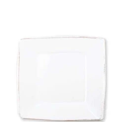 Vietri Lastra Melamine White Square Platter
