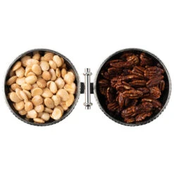 Juliska Graham Hammered Metal Double Cocktail Bowl -Selected Home Goods Store n255 57 alt3