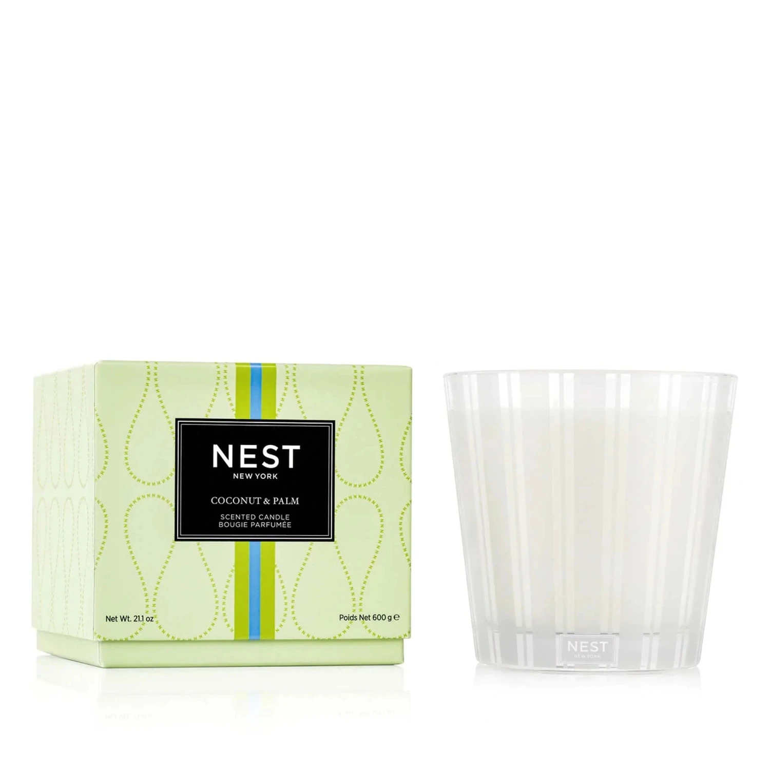 Nest Coconut & Palm 3-Wick Candle 3 Nest Coconut & Palm 3-Wick Candle