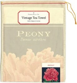 Peony Tea Towel 6 Peony Tea Towel -Selected Home Goods Store new tt peony 2