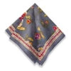 Pansy Red & Grey Napkin -Selected Home Goods Store pansyredgreynapkins 1
