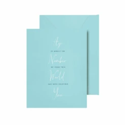 Crane & Co. Merely A Number Birthday Card