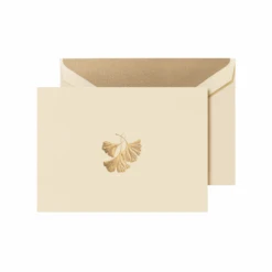 Crane & Co. Engraved Gingko Notes