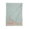 Sferra Celine Throw In Aqua -Selected Home Goods Store sferra celine throw 9701 aqua silo