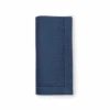 Sferra Festival Navy Dinner Napkin Set/4 -Selected Home Goods Store sferra festival set of four dinner napkins 902nap20x20 navy silo