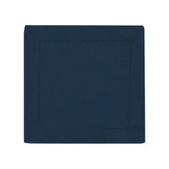 Sferra Festival Navy Square Cocktail Napkin Set/6