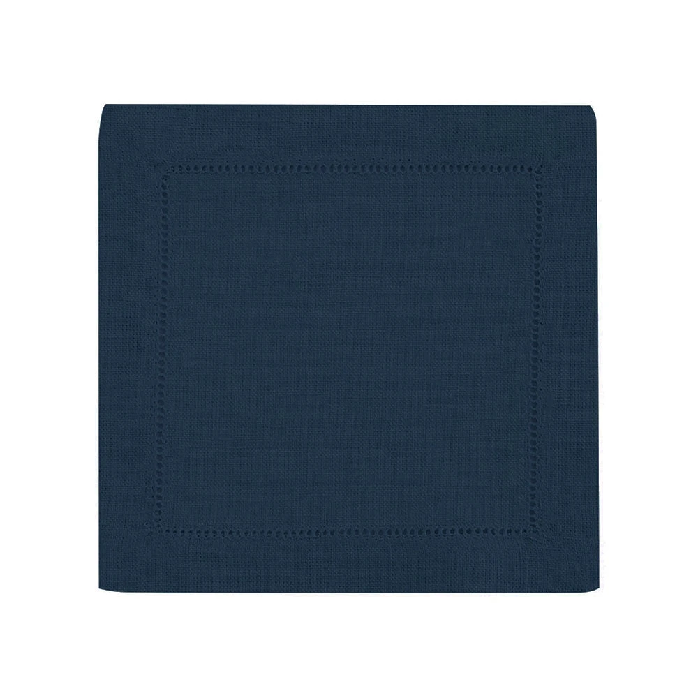 Sferra Festival Navy Square Cocktail Napkin Set/6 3 Sferra Festival Navy Square Cocktail Napkin Set/6