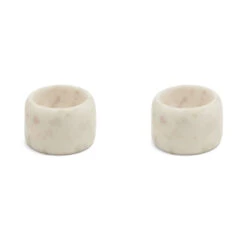 Mavis White Marble Pinch Bowl -Selected Home Goods Store tacmavis wht pnb m1