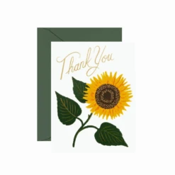 Sunflower Thank You Card