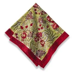 Winter Garden Red & Green Napkin