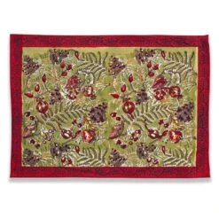 Winter Garden Red & Green Placemat