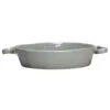 Vietri Lastra Gray Handled Round Baker -Selected Home Goods Store x LAS 2652G